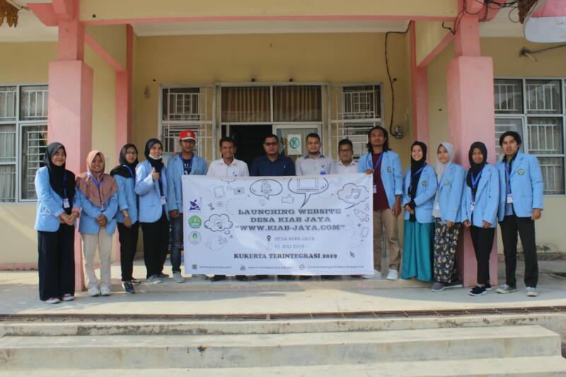 Dimotori Mahasiswa Kukerta Univesitas Riau, Kiab Jaya Miliki Web Resmi 