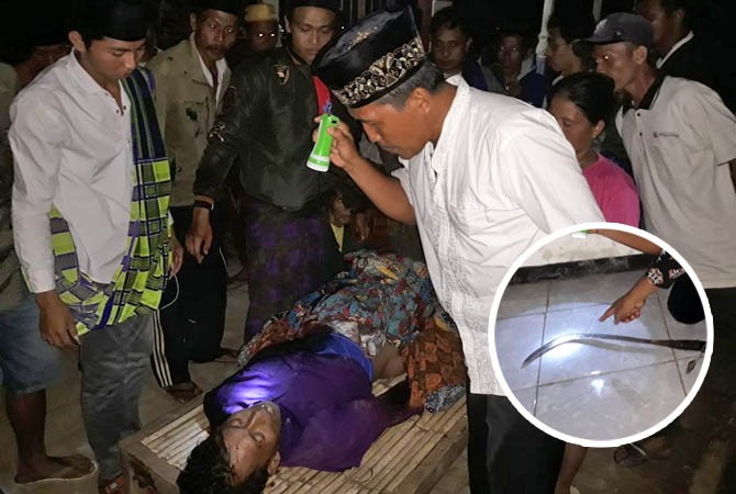AMPUNNN...Marah Lihat Istri Dicium Teman Sendiri, Busar Bacok Toyib Pakai Celurit Hingga Tewas Mengenaskan
