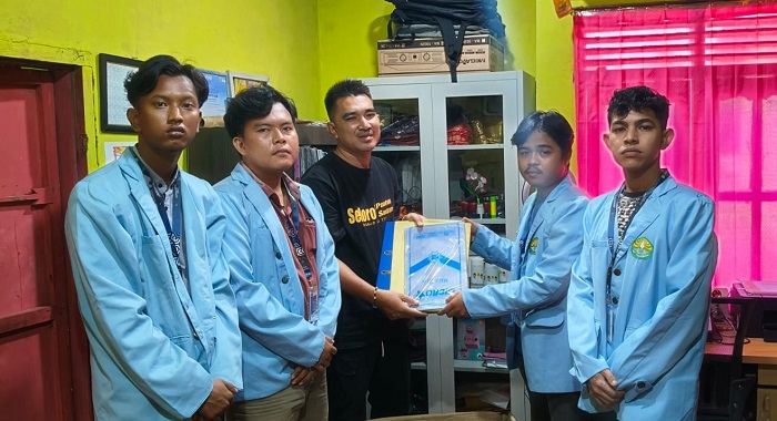 KIM Lembaga Tepak Sirih Terima Kunjungan  Mahasiswa KKN Tematik Literasi 2025