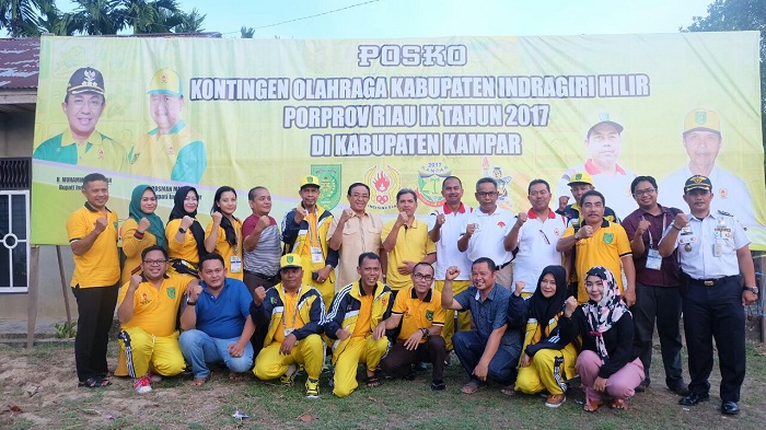 Porprov Riau Ke-IX di Kampar, Bupati Tinjau Pemondokan Kontingen Inhil Sekaligus Motivasi Para Atlet