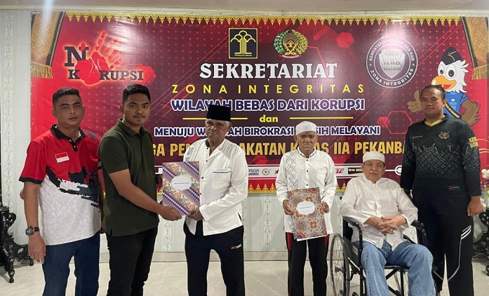 Lapas Pekanbaru Beri Remisi Empat  Napi Lansia di Atas 70 Tahun