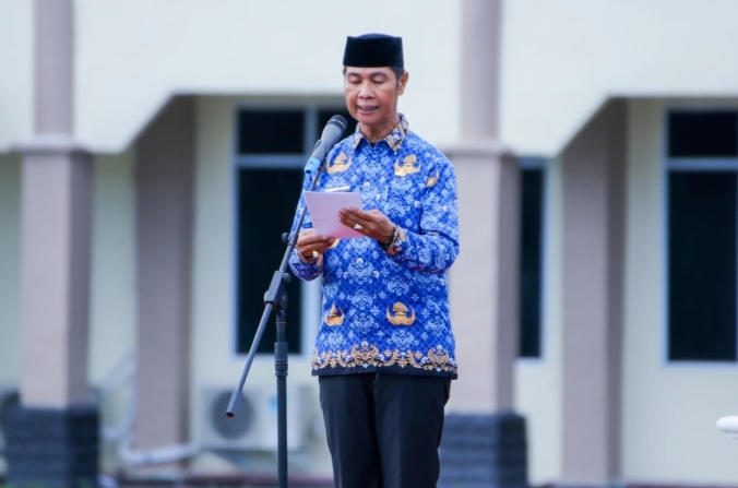 Asisten III Bidang Administrasi Umum Sudandri Pimpin Upacara Peringatan Hari Kebangkitan Nasional ke-117
