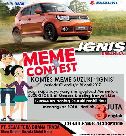 Mau Ikut Kontes Meme Suzuki Ignis Berhadiah Jutaan Rupiah?, Begini Caranya...