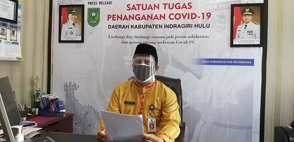 Berikut Perkembangan Kasus Covid dan Pelaksanaan Vaksinasi di Inhu