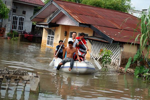 Banjir di Batang Peranap dan Peranap Surut, Tapi di Sengkilo Malah Makin Parah