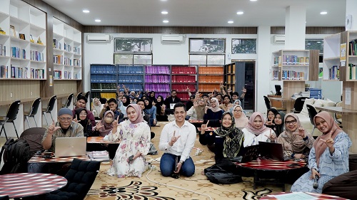 Gelar Bincang Literasi, UPT Perpustakaan Mengangkat Tema AI : Antara Kreativitas Dan Tantangan