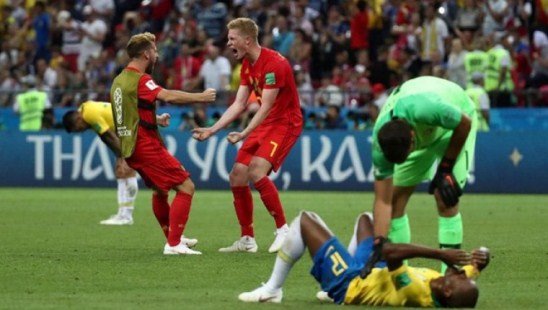 MENYAKITKAN... Brasil Tumbang...Belgia Hadapi Prancis di Semi Final