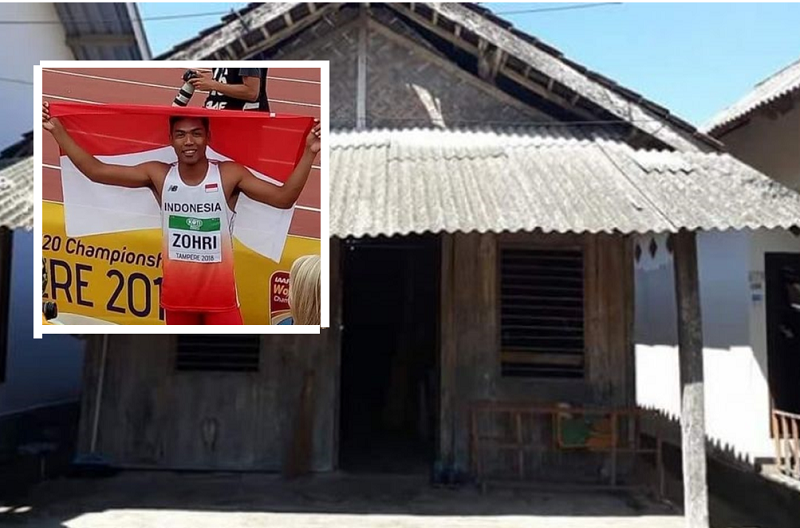 Tak Hanya Yatim, Juara Dunia Lari Lalu Muhammad Zohri Juga Tinggal di Rumah Renta Ini