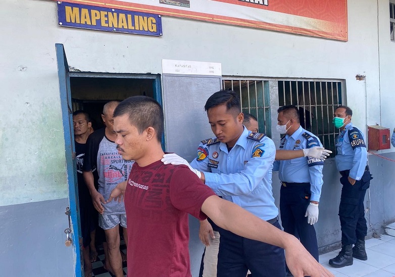 Menjelang Idul Adha, Lapas Bengkalis Lakukan Razia Kamar Warga Binaan