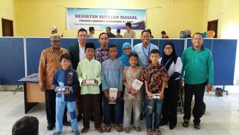 Masyarakat Pulau Padang Senang, RAPP Gelar Sunnatan Massal
