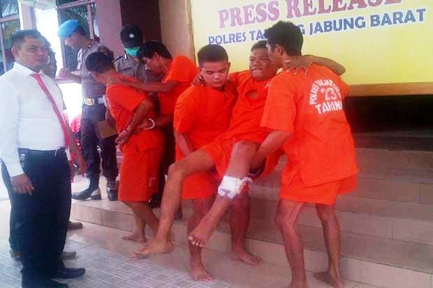 SYUKURIN...Beraksi di Jambi, Begal Sadis Jaringan Riau Ditembak Polisi
