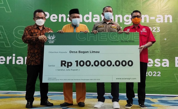 Desa Bagan Limau dan Desa Segati Raih Penghargaan DBA Asian Agri