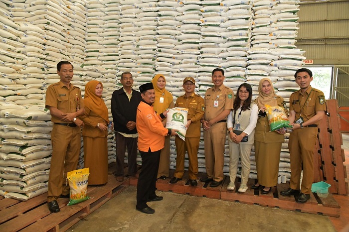 Wabup Bengkalis Pastikan Stok Beras Aman
