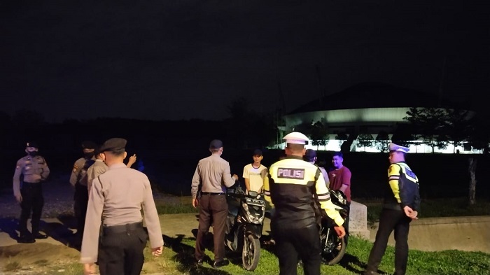 Jaga Kenyamanan Masyarakat, Polres Kuansing Laksanakan KRYD
