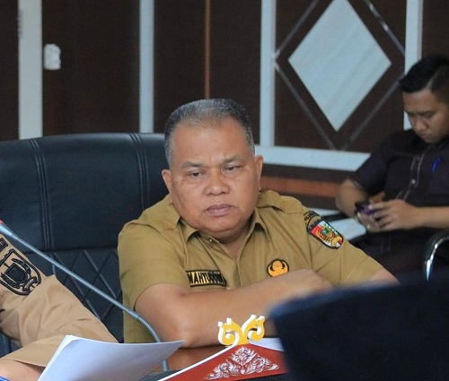 Pemko Pekanbaru Rakor Pengendalian Inflasi Secara Virtual Bersama Mendagri