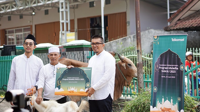 Telkomsel Salurkan 720 Hewan Kurban ke 46.000 Penerima Manfaat se Indonesia