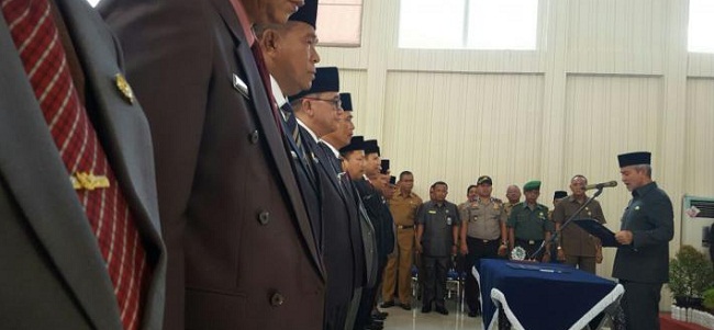 Wakil Bupati Meranti Lantik 11 Pejabat Eselon II, Ini Nama-nama Mereka...
