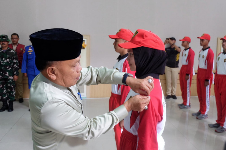 30 Calon Paskibraka Meranti Mulai Latihan