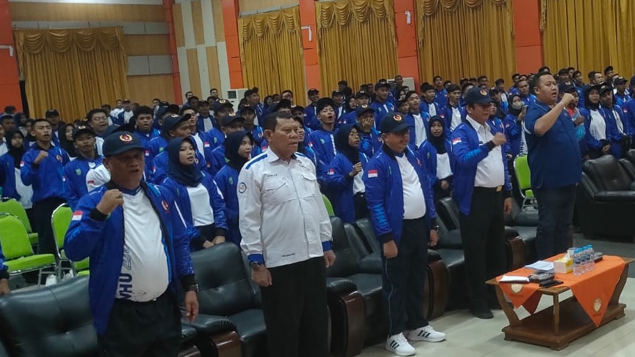 Kukuhkan Kontingen, Sekda Optimis Inhu Minimal Tiga Besar Porprov X Riau