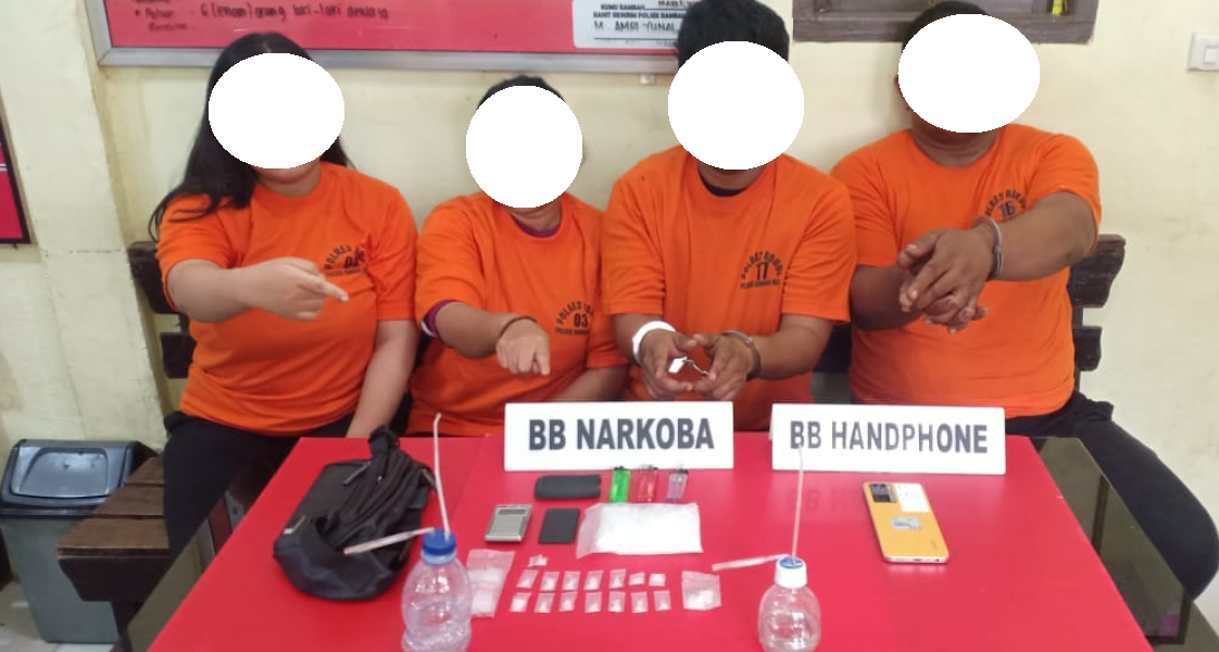 4 Pelaku Tindak Pidana Narkotika di Rohul Telah Diperiksa, Satu di Antaranya Ternyata Residivis
