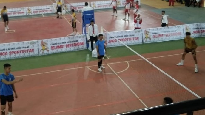 Takraw Putra Kuansing Taklukan  Kota Pekanbaru