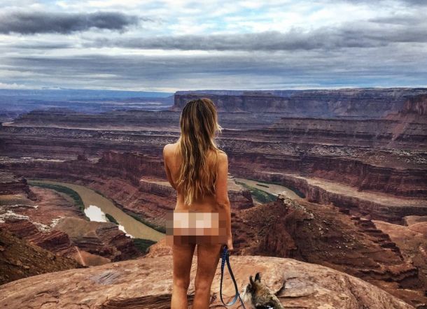 ASTAGA...Bikin Mantannya Cemburu, Gadis Cantik Ini Nekat Daki Gunung dengan Telanjang