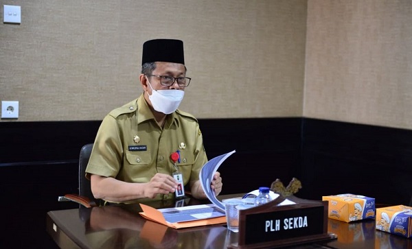 Plh Sekdaprov Riau Hadiri Rakor Penanganan Darurat Bencana Asap Akibat Karhutla Tahun 2021