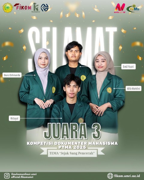 Film Dokumenter “Jejak Muhammadiyah di Kota Bertuah” Karya Mahasiswa UMRI Sabet Juara 3 Nasional