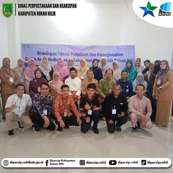 Bimbingan Teknis Penulisan dan Penerjemahan Cerita Anak Dwi Bahasa di Rokan Hilir