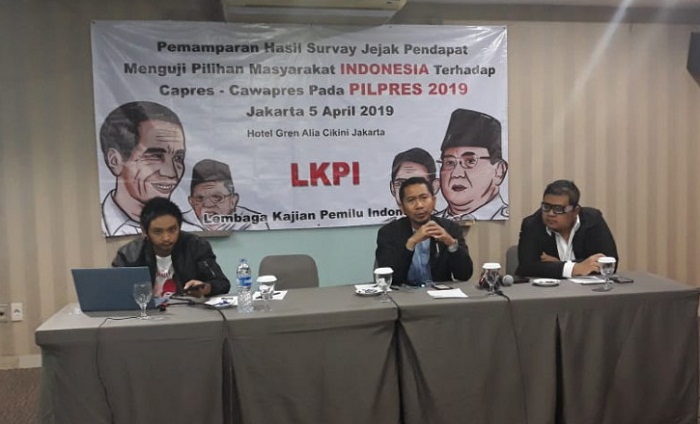 Selisih Belasan Persen, Survei LKPI Sebut Prabowo-Sandi Menang Pilpres 2019