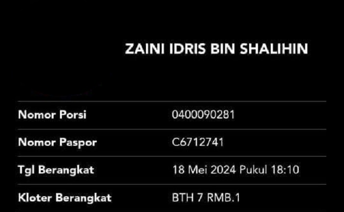 Kabar Duka, Jamaah Haji Inhil Asal Keritang Meninggal Dunia di Madinah