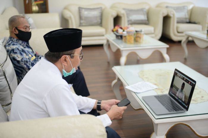 Gubri Hadiri Halal Bi Halal Akbar Virtual Bersama PGRI Riau 