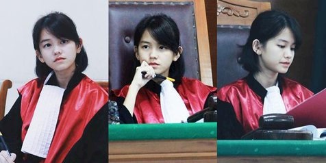 Aduhai Cantiknya... Hakim Imut  ini Dijamin Bikin Kamu Jatuh Cinta dan Dia Bukan Member JKT48 