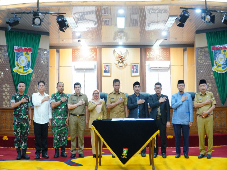 KUA dan PPAS APBD Perubahan TA 2026 Rp2,57 Triliun Disepakati, Bupati Kampar Sampaikan Nota Keuangan