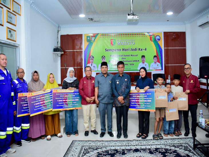 Sampena HUT PT RPM, Bupati Kampar Apresiasi Kegiatan Bakti Sosial dan Bantuan UMKM