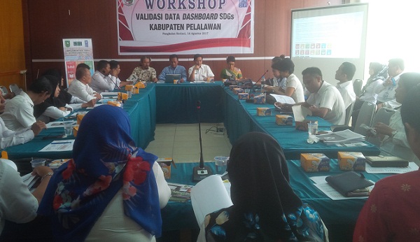 Bappeda Pelalawan Gandeng Badan Dunia untuk Recana Aksi Daerah Pembangunan Berkelanjutan