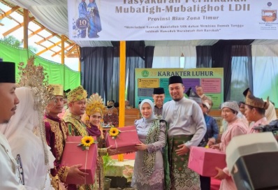 LDII Inhu Gelar Nikah Massal 11 Pasang Mubaligh dan Mubalighot