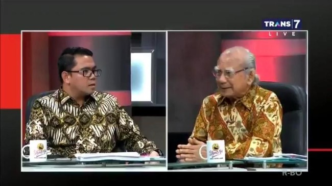 Politisi PDI perjuangan Arteria Dahlan Tunjuk-tunjuk  dan Bilang Emil Salim Sesat, Sujiwo Suruh Mega Minta Maaf