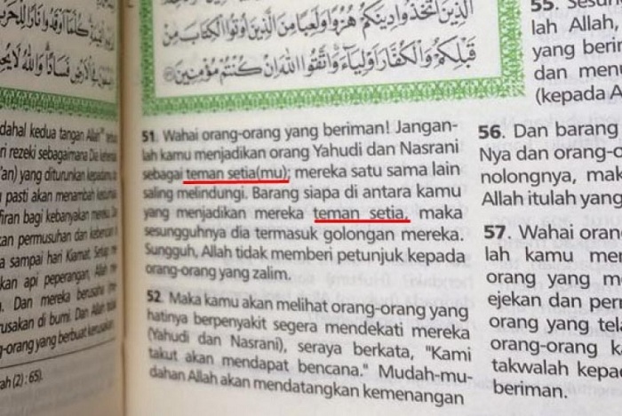 Gara-gara Terjemahan Surat Al-Maidah Ayat 51, Alquran yang Dibagikan Wabup Kuansing akan Ditarik Lagi?