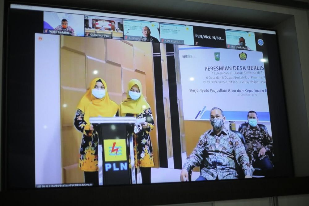 Akhir 2020, Listrik di 17 Desa dan 17 Dusun di Riau-Kepri Diresmikan