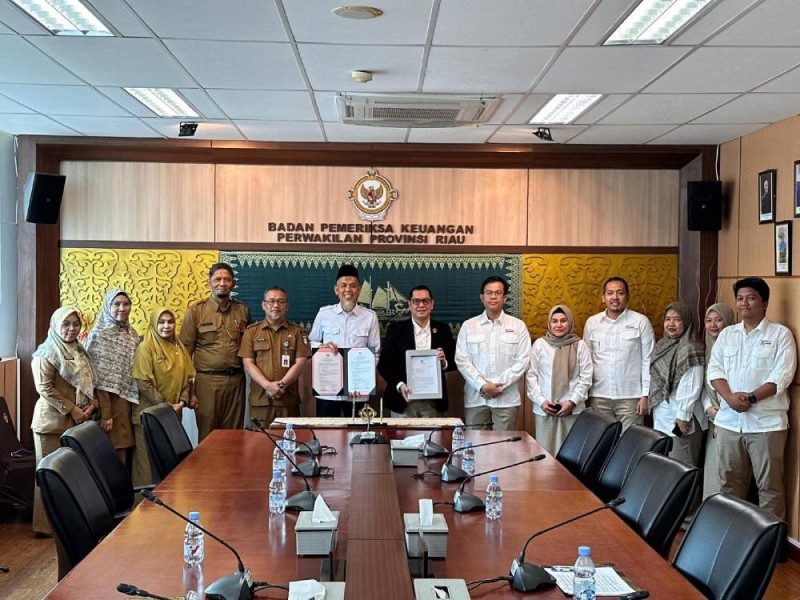 Wali Kota Dumai Serahkan LKPD Unaudited Tahun 2025 ke BPK RI Perwakilan Riau