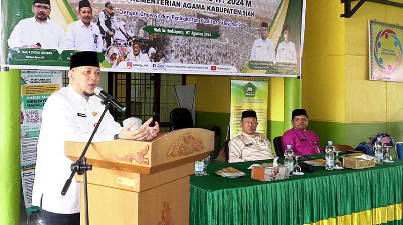 Pemkab Siak Sampaikan Terima Kasih pada Kemenag Atas Kelancaran Pelaksanaan Ibadah Haji  2024