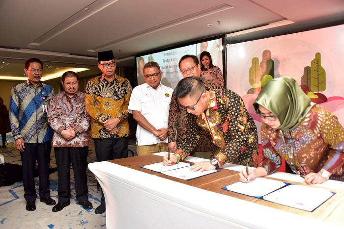 Dukung Restorasi Ekosistem Gambut di Riau, PT CPI Teken MoU dengan BRG