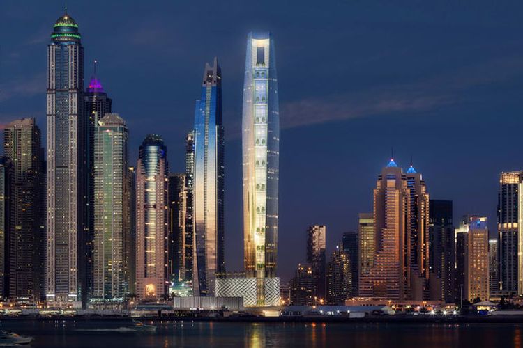 Wow! Dengan Tinggi 360,4 Meter, Ciel Tower Bakal Jadi Hotel Tertinggi di Dunia, Dibuka pada 2022