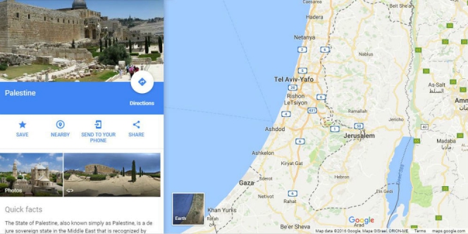 Ini Alasan Palestina Hilang di Google Maps