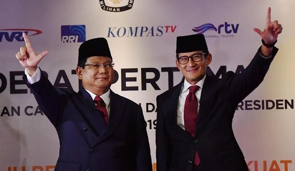 Prabowo- Sandi Unggul 66,51 Persen di Kampung SBY