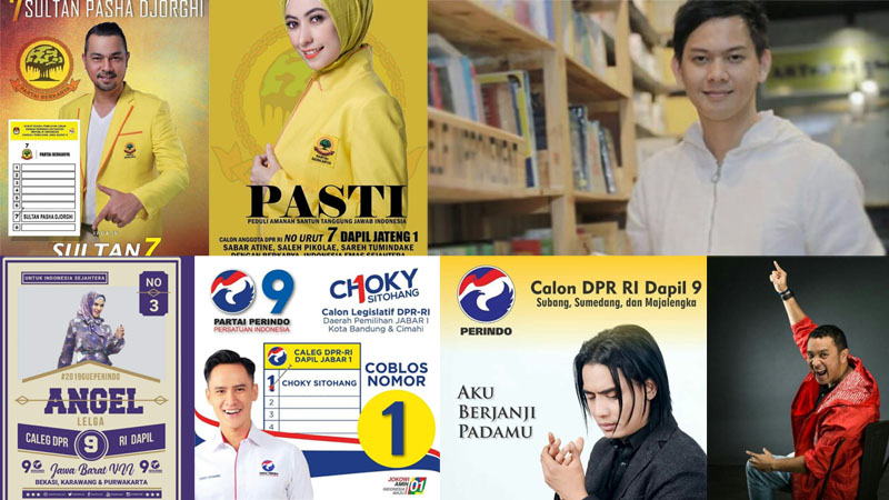 Meski Terkenal, 7 Artis Caleg Ini Terancam Gagal Merebut Kursi di Parlemen