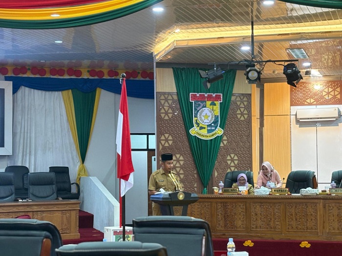 DPRD Kampar Gelar  Paripurna  Pengesahan 6 Ranperda