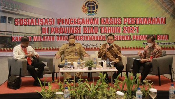 Kasus Pertanahan Terbanyak di Ada di Kampar, Ini Penjelasan Kepala ATR/BPN Riau