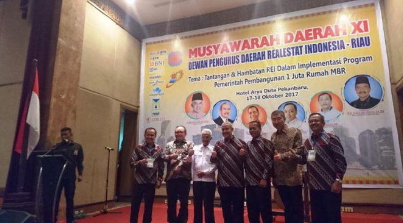 DPD REI Riau Gelar Musda XI, Pemprov Bahas RTRW dan Program 1 Juta Rumah